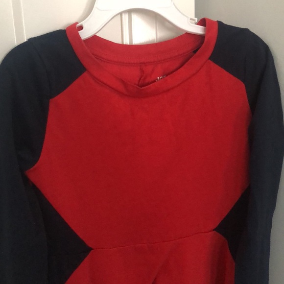 3for1 Girls Red & Blue Dress Size 6T - Picture 2 of 5